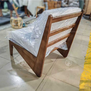 Silla de Sofá Minimalista Retro de Madera Maciza de Fresno para Interiores y Exteriores, para Hogar, Club, Espacio Exterior, Balcón, Australia - Product Image 6