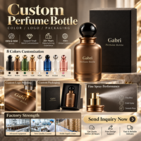 Boîte de parfum de luxe OEM et flacon de parfum vide de 50 ml, design unique, flacon de parfum unique de 30 ml, 100 ml avec emballage boîte