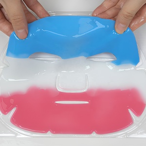 Masque en gelée hydrogel à la vitamine C, masque en feuille <span class=keywords><strong>Aquagel</strong></span> arc-en-ciel, éclaircissant, hydratant, raffermissant, à l'acide hyaluronique, végétalien, soin coréen OEM ODM - Product Image 1