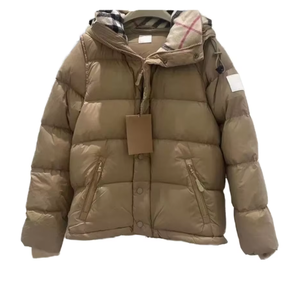 Veste d'hiver en duvet de haute qualité, veste d'extérieur en duvet, manches amovibles et capuche assortie, veste matelassée à capuche - Product Image 2