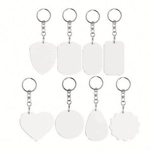 Promotional Company Activity Gifts Custom LOGO Printed Sublimation Blanks Keychain Sublimation Keyholders - Product Image 1