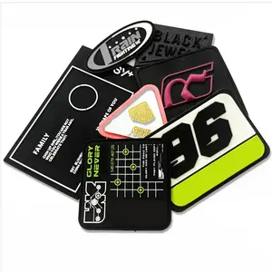 Factory Design Logo 2D 3D Printing Sublimation Garment Eco Friendly Pvc Garment Patch