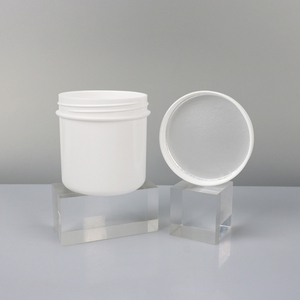 Nueva llegada QOR Botella cilíndrica de plástico PP blanca de 250 ml con tapa de rosca para uso cosmético - Product Image 6