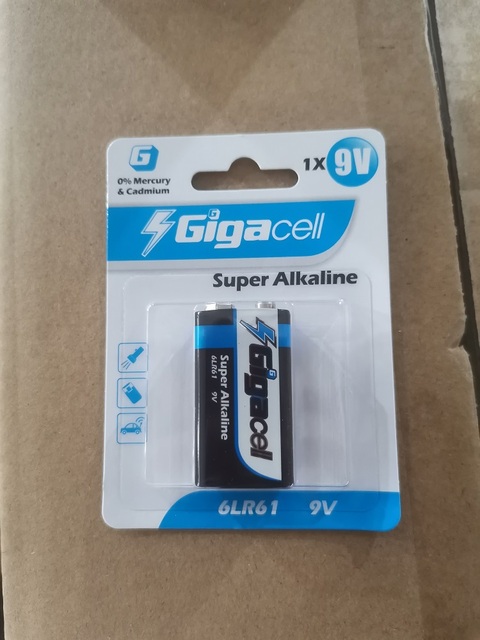 Alkaline 9V Batteries for Smoke Detectors for High-powered Devices