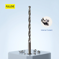 Forets en carbure de forage profond CNC à rapport profondeur/diamètre élevé Petit diamètre 10xd 20xd 30xd avec refroidissement