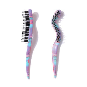 CLARMER Brosse à barbe <span class=keywords><strong>de</strong></span> style vintage pour hommes <span class=keywords><strong>de</strong></span> 21cm, peigne lissant en poils <span class=keywords><strong>de</strong></span> sanglier imprimé léopard pour la <span class=keywords><strong>coupe</strong></span> <span class=keywords><strong>de</strong></span> <span class=keywords><strong>cheveux</strong></span>, nettoyage des <span class=keywords><strong>cheveux</strong></span> errants - Product Image 6