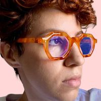 Gafas Unisex de Moda, Redondas, Pequeñas, Montura Completa, Retro, Anti Luz Azul, para Miopía, Lectura, Ópticas