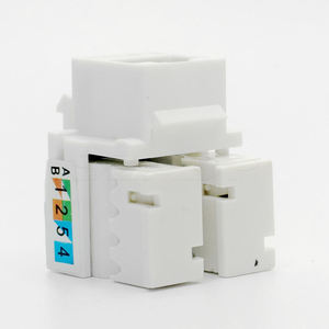 Module de réseau LAN de module de coupleur RJ45 UTP 8P8C RJ45/Cat6 Jack trapézoïdal non blindé - Product Image 3