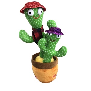 Nuevo Cactus Musical para Madre e Hijo, Cactus Bailarín y Hablador, Serie Twisty Cactus, Juguete de Peluche Eléctrico de Fábrica - Product Image 2