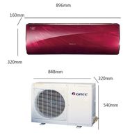 Mini Split de Pared de 24000 BTU con USB y Control Manual, Aire Acondicionado Inteligente de Frecuencia Variable para EE. UU.