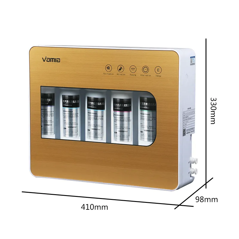 Vamia HMU-V2G alkalin 0.1-0.4Mpa غير الكهرباء دعوى للاستخدام المنزلي الترشيح فلتر تنقية المياه الشرب