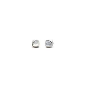 Pendientes de Moda con Cristales, Acero Inoxidable 316L, Baño de Oro PVD, Resistentes y Sostenibles, Forma Cuadrada - Product Image 1