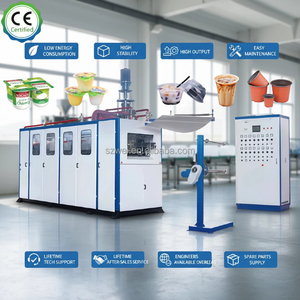 Máquina Usada Totalmente Automática de <span class=keywords><strong>Segunda</strong></span> <span class=keywords><strong>Mano</strong></span> para Fabricar Macetas de Plástico, Tazas de Té y Vasos Desechables de Plástico - Product Image 1