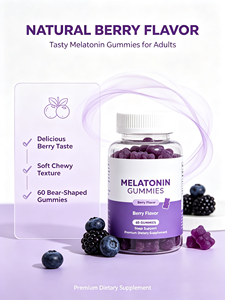 DISPONIBILE: Caramelle Gommose alla Melatonina 30mg per Adulti, Senza Zucchero, Massima Potenza, con Magnesio, Vitamina B6, GABA e Miscela Botanica - Product Image 2