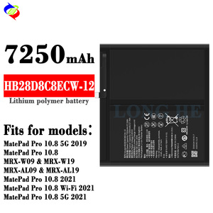 100% Originele Li-Ion Polyer Oplaadbare Batterij Voor Huawei Matepad Pro 10.8 2019 2021 Batterij HB28D8C8ECW-12 - Product Image 2