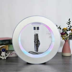2025 Hot Bán hàng hiện đại 360 độ xoay Luminous <span class=keywords><strong>Magnetic</strong></span> levitation hiển thị đứng treo đồng hồ cho Showcase cho vật lý - Product Image 2