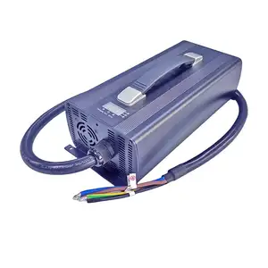 AC 220V 14S 42V 44,8 V 1500W LiFePO4 cargador de batería inteligente DC 50,4 V/51,1 V 20a 25a 30a para carrito de Golf/coche de turismo