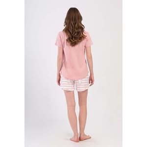KADIN P.SUPREM O YAKA KISA KOL ETEGI OVAL SORT TAKIM - ROSE - ROSE - Product Image 4