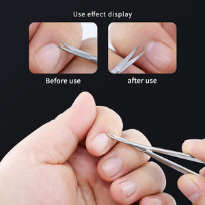 Forbici Corneali <span class=keywords><strong>Venus</strong></span> da 8,5 cm in Acciaio Inossidabile, Strumenti Oftalmici, Forbici per Cuticole con Impugnatura Antiscivolo, Vendita Diretta dalla Fabbrica - Product Image 4