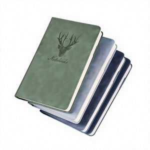 A5 PU Notebook Hardcover High Quality Thickened School Record Diary <b>Gift</b> Box Enterprise Customized LOGO Business <b>Gift</b> - Product Image 1