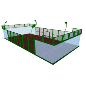 Fournisseur d'équipements professionnels pour terrains de padel, terrains de padel non rétractables - Product Image 2