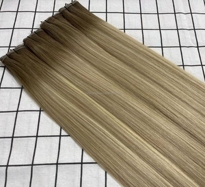 Les trames de génie de qualité supérieure peuvent être coupées 100% <span class=keywords><strong>virg</strong></span> dans les extensions de cheveux humains chinois cuticule complète tressage intact blanchiment droit - Product Image 2