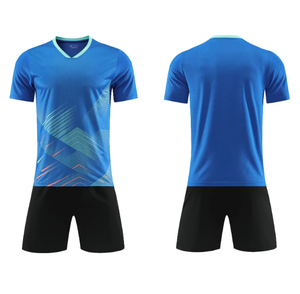 Envío Gratis, Camisetas de Fútbol Personalizadas OEM, Transpirables, de Invierno, Poliéster/Algodón, Manga Corta, Cuello Alto, Diseño Sólido, Impresión Digital - Product Image 5