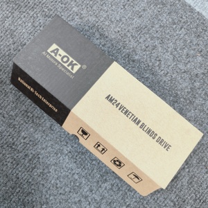 A-OK AM24B-1/34-<span class=keywords><strong>EL</strong></span>-II Motor de Persiana Enrollable Motorizada de Aleación de Aluminio de 24 mm con Control Remoto y Batería Integrada para Persianas Venecianas - Hogar Inteligente - Product Image 2