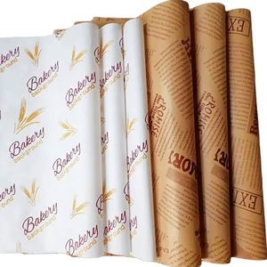 กระดาษห่อแซนวิชขนาด 30*30 ซม. เกรดอาหาร พิมพ์ลายได้ กันน้ำมันและไขมัน - Product Image 2