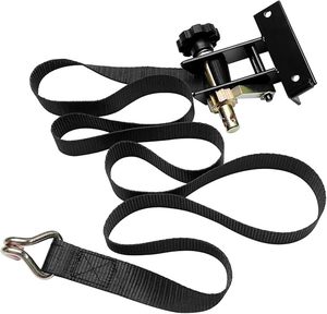 Sangles à cliquet pour porte-échelle de vente chaude avec 4 pièces crochet en J noir <span class=keywords><strong>sangle</strong></span> d'arrimage à cliquet rétractable galerie de toit - Product Image 2