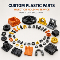 Fabricación de Piezas Mecánicas de Plástico por Moldeo por Inyección, Servicio OEM, Alta Precisión, Tecnología Profesional para