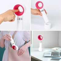 Mini ventilateur électrique portable sans lame, rechargeable par USB, silencieux, pour voiture, extérieur, hôtel, maison, camping-car