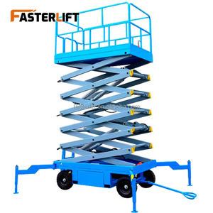 Platform Kerja Udara Hidrolik Elektro dengan Dongkrak Pengangkat Hidrolik Mini 500kg untuk Konstruksi Baja Paduan Bersertifikasi CE ISO - Product Image 3