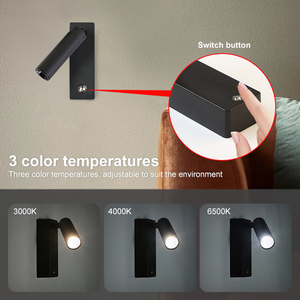 Lampe murale à bras oscillant magnétique de luxe led veilleuses intérieures pour la maison hôtel couloir décoration chambre <span class=keywords><strong>chevet</strong></span> - Product Image 2