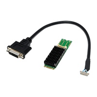 Carte graphique serveur GPU intégrée de qualité industrielle M.2 B+M ST420 2K DVI certifiée ROHS PCI en stock