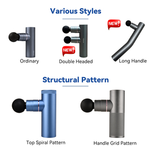 Cuerpo de metal completo de mano masajeador de músculos profundos vibrador deportes recuperación pistola de masaje inalámbrica para mano pierna cuello - Product Image 6