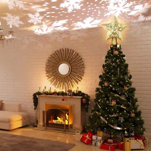 <span class=keywords><strong>Projecteur</strong></span> de flocon de neige rotatif à <span class=keywords><strong>LED</strong></span> <span class=keywords><strong>pour</strong></span> <span class=keywords><strong>arbre</strong></span> de Noël Prise lumineuse avec lumières de Noël intégrées - Product Image 2