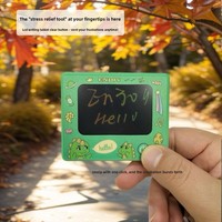 Mini tableau de dessin pour enfants, tableau d'écriture LCD effaçable, porte-clés pour sac d'école, pièce suspendue en plastique, éducatif