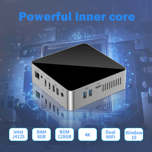 Dernier modèle Elebao GK6, ordinateur portable de bureau, mini PC Gemini Lake DDR4 Win 10 Pro <span class=keywords><strong>J4125</strong></span> avec double WiFi - Product Image 2
