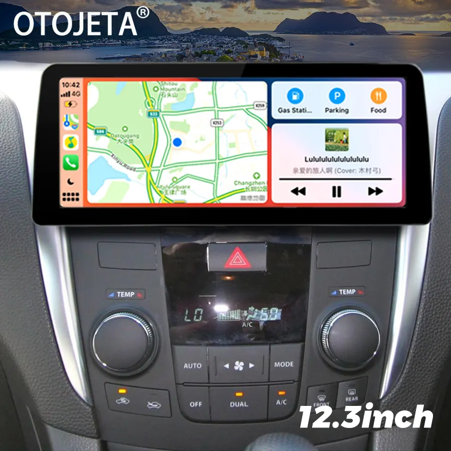 12.3 "Qled écran Radio Android 13 lecteur vidéo de voiture stéréo pour Suzuki Swift 2003 2004 2005-2010 GPS multimédia Carplay unité principale