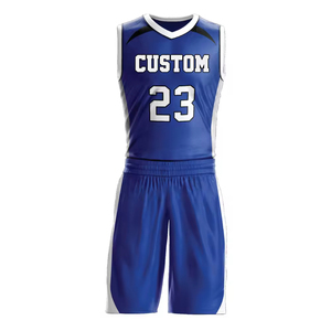 Combinaisons de basketball réversibles double face pour garçons, personnalisées haut de gamme, nouveau style, séchage rapide, en polyester, avec logo - Product Image 5