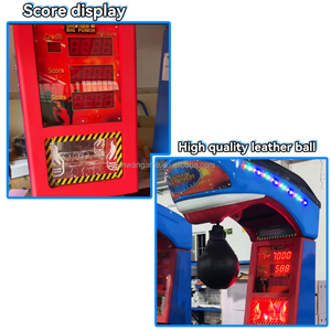 Супербластер король большое развлекательное оборудование с монетоприемным управлением аркадная игра для детей Забавный Спорт Измерение силы кулака король бокс - Product Image 5