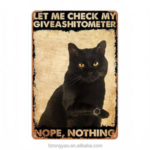 Plaque murale métallique de premier choix, enseigne en étain rétro, impression UV, peinte, vintage, affiche vierge personnalisable pour la décoration - Product Image 2