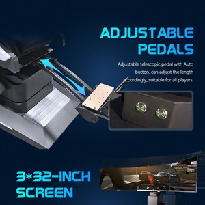 YHY Intérieur 360 Rotation À Grande Échelle <span class=keywords><strong>3A</strong></span> Jeux De Course Simulateur De Mouvement Machine De Jeu De Conduite De Voiture F1 À Monnaie - Product Image 6