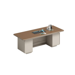 आधुनिक घर कार्यालय फर्नीचर टेबल डेस्क गर्म बिक्री आसान छोटे आकार के लकड़ी के पैनल सामग्री कंप्यूटर वर्कस्टेशन डेस्क - Product Image 1