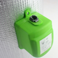 Système de ventilation et de climatisation en acier inoxydable, registre de ventilation motorisé rond avec couche isolante et installation facile