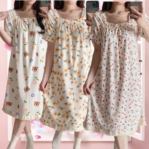 Set di <span class=keywords><strong>pigiama</strong></span> stampato lungo stile di vita quotidiana estivo da <span class=keywords><strong>donna</strong></span> abbigliamento Casual per la casa <span class=keywords><strong>con</strong></span> <span class=keywords><strong>pigiama</strong></span> lavorato a maglia in pizzo-commercio all'ingrosso - Product Image 6