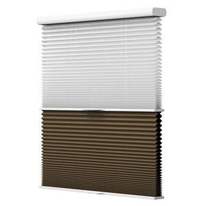 Persianas Celulares Motorizadas Opacas con Bordes Forrados en Lino, Cortinas Inalámbricas para Ventanas Metálicas, para Hogar y Hotel, Color Negro - Product Image 1