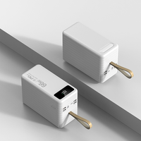 Lampu Camping Kapasitas Super Besar PD 22.5W Pengisian Cepat Power Bank 200000mAh untuk Perjalanan Luar Ruangan dengan Kabel Terpasang
