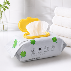 Lingettes pour bébés les plus vendues, de qualité supérieure, sûres pour la peau, lingettes épaisses en tissu non tissé pour les mains et la bouche, pour un usage domestique - Product Image 2